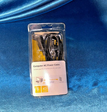 Belkin 6FT Computer AC Power Cable - Connect to 120V AC Wall Outlet - F3A201-06 picture