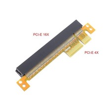CY PCI-E Express 4X to 16x Riser Card Extender PCIe X4 X16 Adapter picture