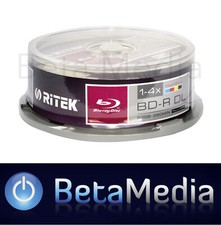 25 x Ritek Blu-ray BD-R 4x 50GB inkjet printable - High Capacity Blu ray Discs picture