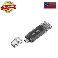 Versatile 128GB USB C + USB 3.0 Flash Drive for Laptops, Tablets, & Smartphones picture