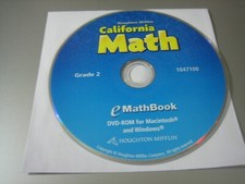 Houghton Mifflin California Math - eMath Book - Grade 2 (PC & MAC, DVD-ROM) picture