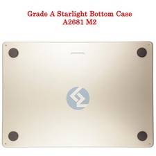 Grade A Starlight Lower Bottom Case Cover 613-22538-A Macbook Air 13