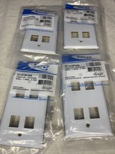 Lot Of 4 ICC FACE-4-SS IC107SF4SS - 4Port Face Stainless picture