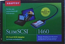 NEW SEALED ADAPTEC SLIMSCSI 1460 PC CARD SCSI ADAPTER picture