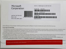Win 11 Pro 64-Bit DVD & License Product Key Factory Sealed picture