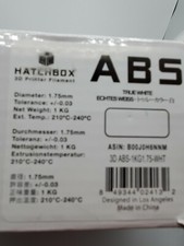 3X  HATCHBOX ABS 3D Printer Filament - White (3D ABS-1KG1.75-WHT) picture