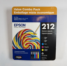 NEW Epson 212 5 Pack Standard Capacity ink Cartridges T2121-5-SVH 08 / 2026 picture