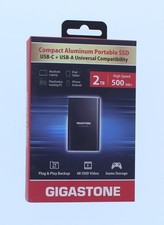 Gigastone 2TBCompact Aluminum Portable SSD picture