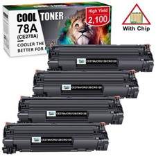 4 Pack CE278A Toner Cartridge For HP LaserJet Pro 78A P1606dn P1606 M1536dnf MFP picture