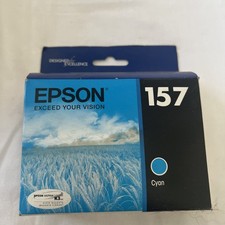 Genuine Epson 157 Cyan Ultrachrome K3 Ink T157 T1572 T157220 Stylus Photo R3000 picture