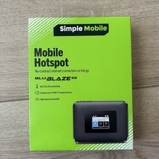 New Simple Mobile BLU Blaze 5G Wi-Fi Hotspot Modem Wireless Compact 4G LTE picture