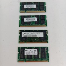 Lot Of 4 Assorted Computer Parts RAM, 1 GB DD2 Sodim  And 2 Pcs 512 DDR picture