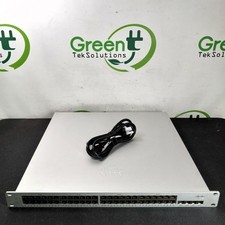 Cisco Meraki MS320-48LP 48 Port PoE Gigabit Switch w PSU and Power Cord picture