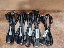 LOT OF 5 NEW 6FT HP HD 15-pin M/M VGA  SVGA Monitor Video Cable picture