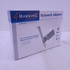 Hawking Technology Network Adapter PN102TXA PCI 10/100M Fast Ethernet w/ WOL NIB picture