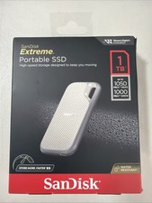 New SanDisk Portable Extreme SSD 1TB USB 3.2 Gen 2 SSD SDSSDE51-1T00-AW25 picture