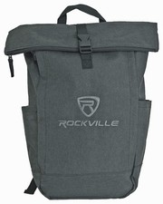 Rockville RPAK Charcoal Stylish Durable Backpack Bag w/ Padded Laptop Pocket picture