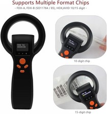 Animal Pet Microchip Scanner Supports FDX-B FDX-A HDX labels w/ ISO 11784/11785 picture