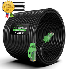 100FT Cat6 Outdoor Ethernet Cable, In-Ground, Heavy Duty Direct Burial, 24AWG CC picture
