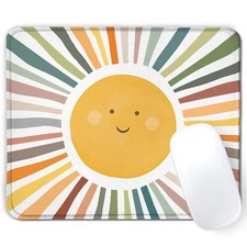 Nipil Boho Colorful Rainbow Sun Mouse Pad,Cute 9.5x7.9 inches, Color-3 picture