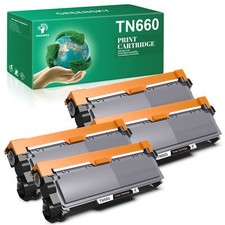 4 Pack TN660 TN630 High Yield Toner For Brother Printer HL-L2320D HL-L2340DW picture