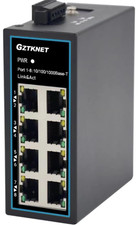 8-port industrial unmanaged Ethernet switch DC12-36V picture
