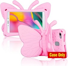 Case for Galaxy Tab A 8.0 2019, 3D Cartoon Butterfly Cover, Kickstand, Shockproo picture