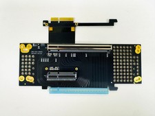 2U PCI Express PCIE 5.0 Gen5 x16 + Gen4 x6 Riser Card with Flex Cable picture