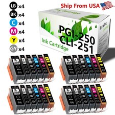24 PK PGI-250 XL CLI-251 XL Ink Cartridge for PIXMA MG7520 Printer picture
