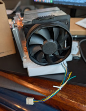 Two Dynatron CPU Fan w/ Heatsink Copper Heatpipes 4-Pin PWM Connector picture