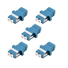 YIENFBEV LC Fiber Optic Adapter, 5 Pack, Blue picture