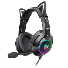 Head-Mounted Gaming Gaming Cute Girls Wired Computer Headset picture
