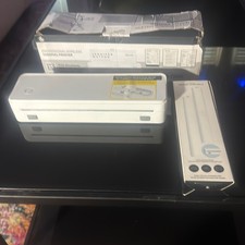 Open Box Core Innovation WL Thermal Printer  & 2 pack of thermal paper rolls. picture