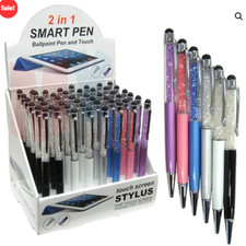 8 Pcs 2 in 1 Smart Ballpoint & Touch Screen Devices Sparkly Style Universal pen  picture