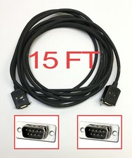 15' Foot Sumitomo-Y 2990 JAE DE02-J10 Connectors DB9 Male to Male M-M Cable picture