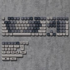 Womier PBT Keycap Set 134-143 Keys Japanese Wave MOA Profile Cherry MX picture