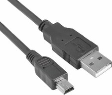 Astrotek USB 2.0 Cable 30cm - Type A Male to Mini B 5 pins Male Black Colour ... picture
