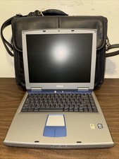 Dell Inspiron 1100 Laptop Windows XP  And Dell Leather Carry Case picture