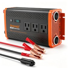 1000W Power Inverter for Vehicles, 12V DC to 110/120V AC Car Inverter with 3 AC picture