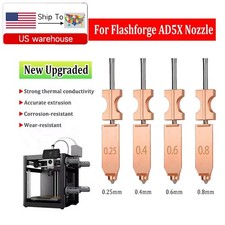 1/2pcs Upgrade Quick-Swap Hardened Steel Nozzle For Flashforge Adventurer AD5X picture