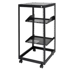 20U Open Frame Server Rack Network Server Rack with Casters Adjustable Depth picture