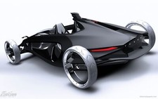 Cars volvo concept art motion Desk Mat Stitched picture