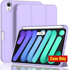 Tablet Case for iPad mini 7 2024, Soft TPU, Auto Sleep/Wake, Clove Purple picture