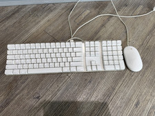 Vintage Wired Apple Keyboard A1048 & Apple Pro Mouse M5769 TESTED & WORKING  picture