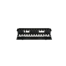 Panduit NCMHF2 Horizontal Single-Sided Cable Manager ABS 2RU 3.7