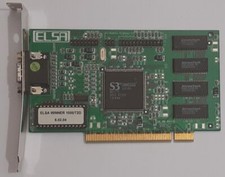 ELSA Winner 1000/T2D PCI Graphics Card (S3 Trio64V2/DX, 86C775, 2MB, Retro, 1998) picture