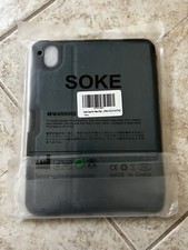Soke iPad Mini 6th/7th Gen Protective Case With Apple Pencil Holder - Teal/Black picture