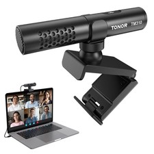 USB Conference Microphone for Laptop, Adjustable Computer PC Mic with Mute Bu... picture