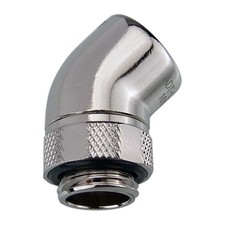 Koolance Swiveling 45 Degree Elbow Fitting, Nickel picture