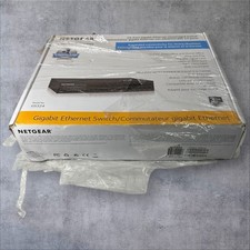 NETGEAR GS324 24 Port Unmanaged Gigabit Ethernet Switch - Black - New/Read picture